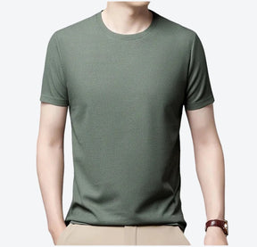 Camiseta Masculina Básica de Algodão