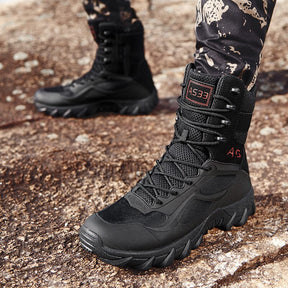 Bota Masculina Militar Cano Alto - VINNCI Store