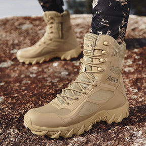 Bota Masculina Militar Cano Alto - VINNCI Store