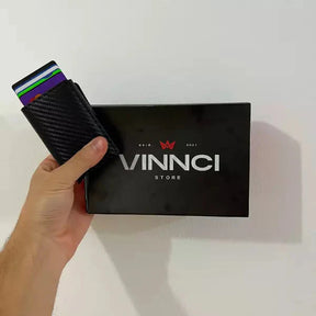 Carteira Antifurto Slim + Brinde Exclusivo - VINNCI Store