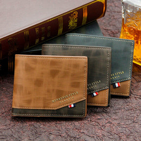 Carteira Masculina de Couro Malcom - VINNCI Store
