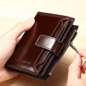 Carteira Masculina de Couro Manbag - VINNCI Store