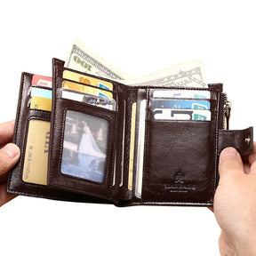 Carteira Masculina de Couro Manbag - VINNCI Store