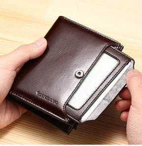 Carteira Masculina de Couro Manbag - VINNCI Store