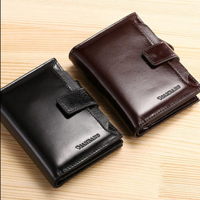 Carteira Masculina de Couro Manbag - VINNCI Store