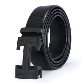 Cinto de Couro com Fivela Automática de Metal - VINNCI Store