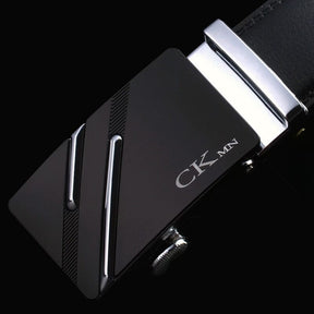 Cinto de Couro Luxo Masculino de Fivela Automática CKMN - VINNCI Store