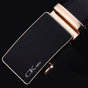 Cinto de Couro Luxo Masculino de Fivela Automática CKMN - VINNCI Store