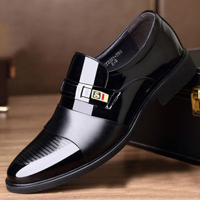 Sapato Social de Couro Ultra Brilho - VINNCI Store